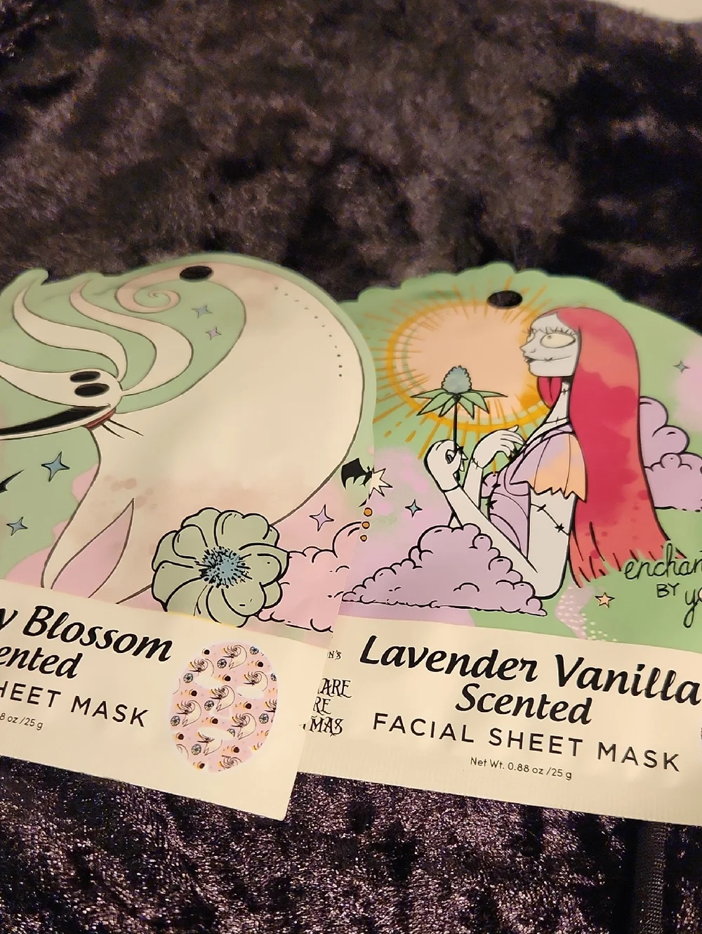 The Nightmare Before Christmas Lavender Vanilla & Floral Face Mask Set
